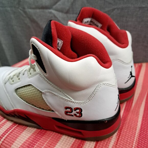 %Air Jordan 5 Retro 2013 Fire Red Size 11 Men AJ25 main image 10